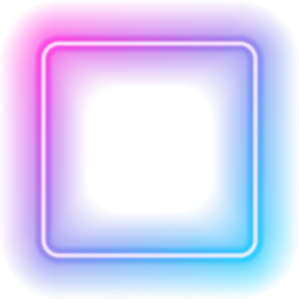 Square Neon Frame